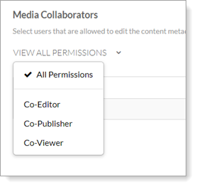 Video on Demand - Filter Media Collaborators